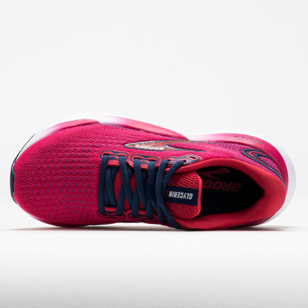 Brooks Glycerin 21 Women's Raspberry/Estate Blue - Image 3