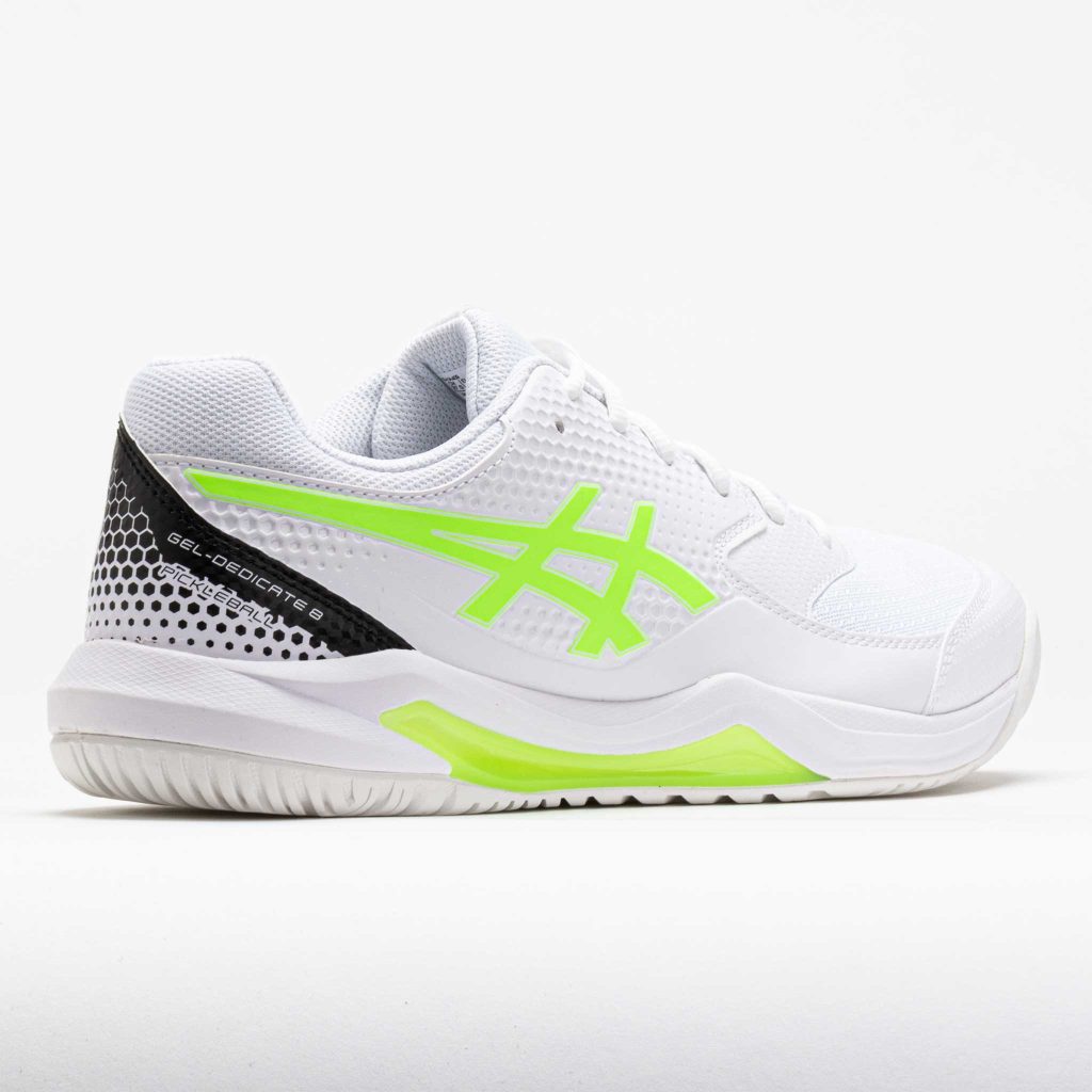 ASICS GEL-Dedicate 8 Pickleball Men's White/Lime Burst - Image 6